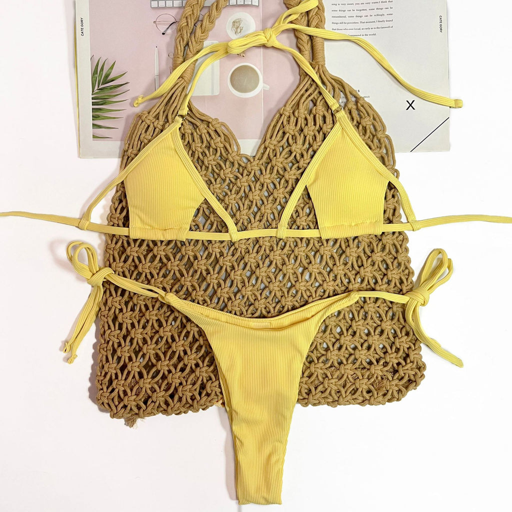 Special Fabric One-piece Swimwear