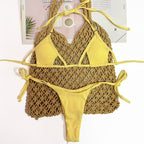 Special Fabric One-piece Swimwear