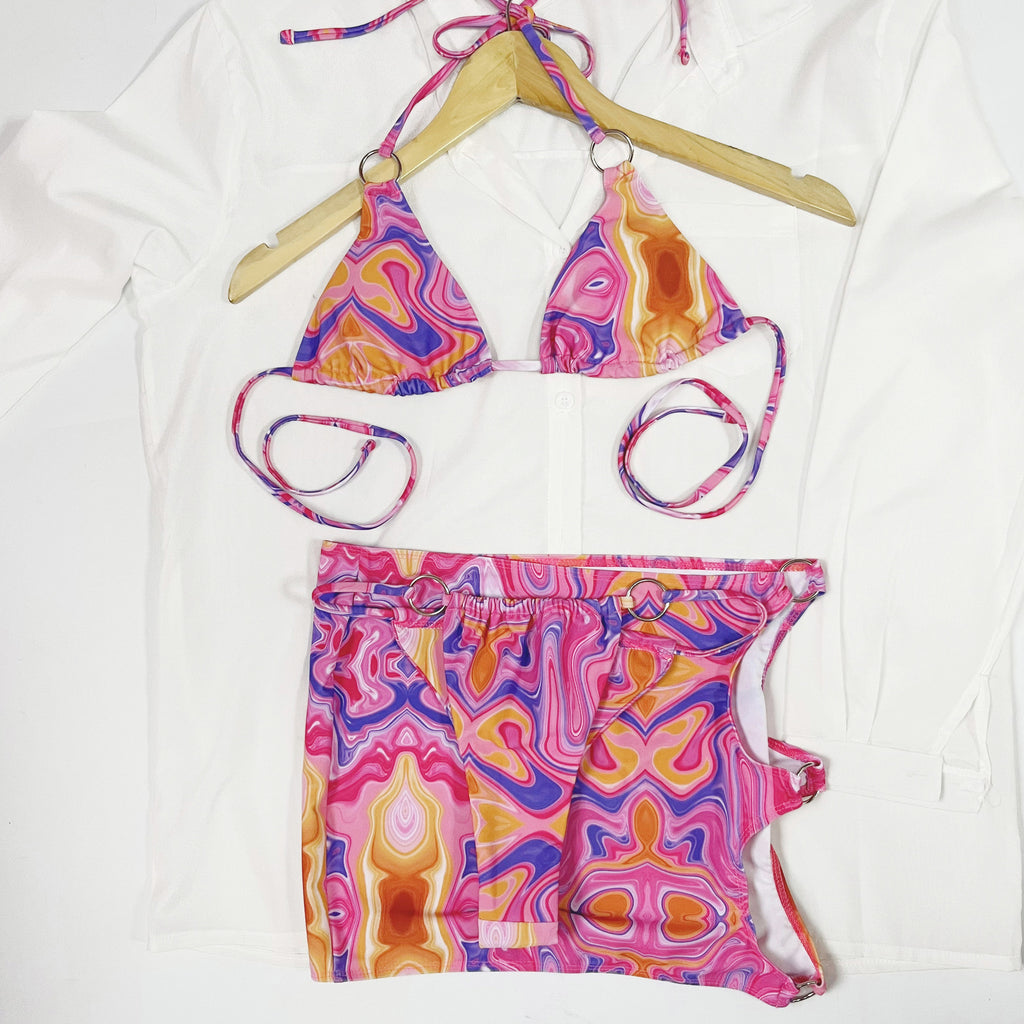 Printed One-piece Swimwear