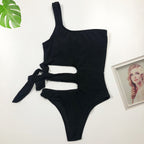 Bandage One-piece Swimwear