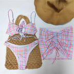 Printed Three Bikini Swimwear