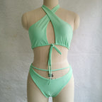 Split Tether Bikini Swimwear