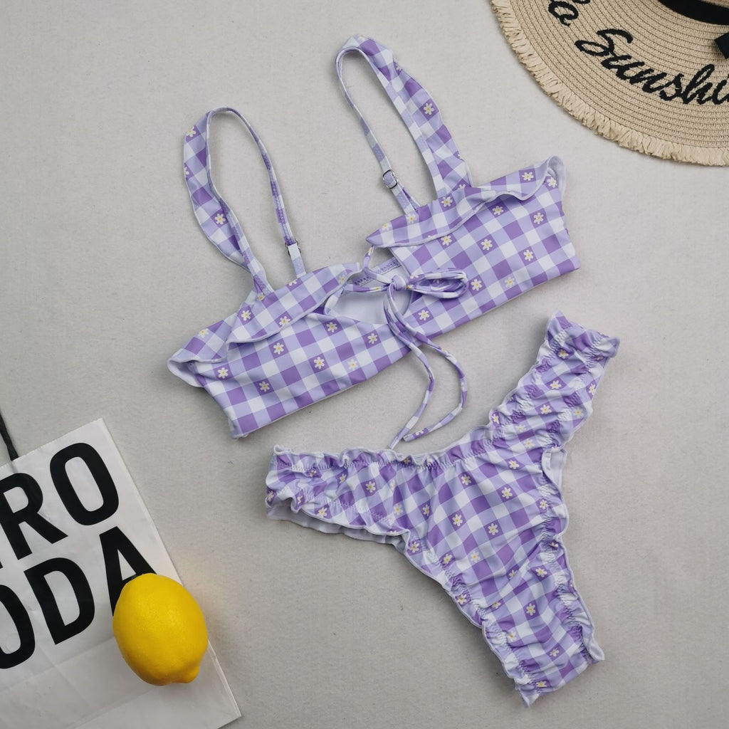 Purple plaid