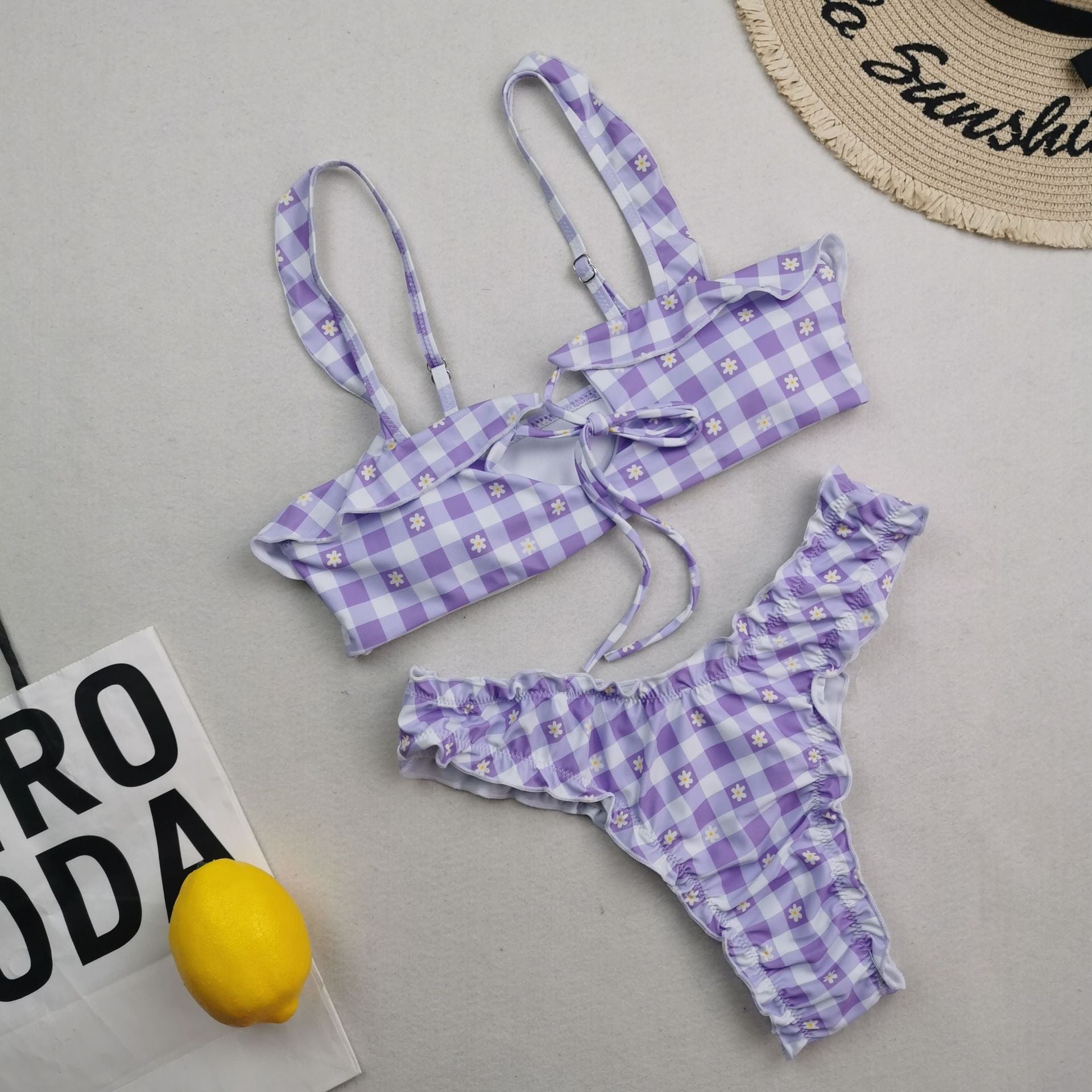 Purple plaid