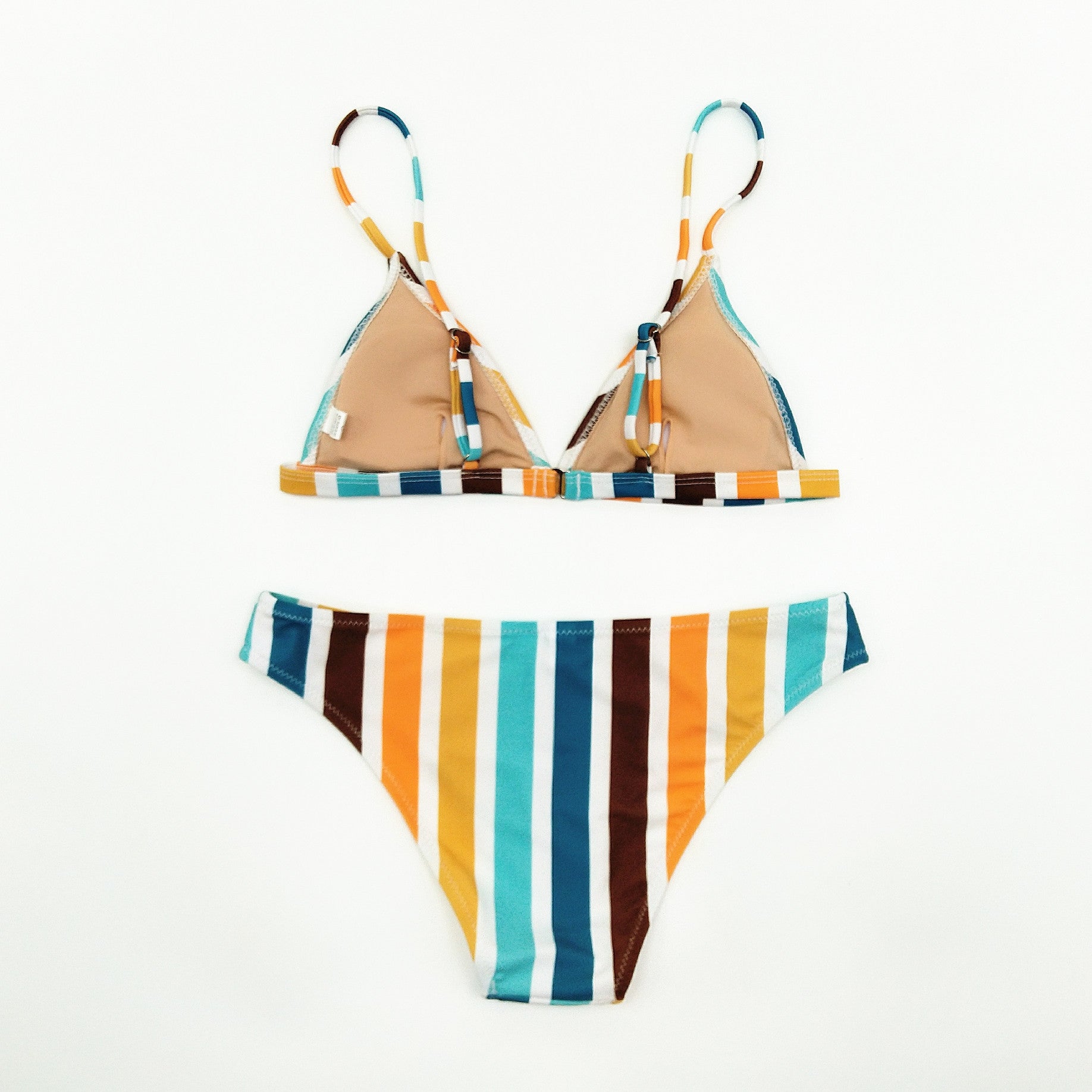 Rainbow Gray One-piece Swimwear