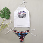Coconut Tree Bikini Swimwear