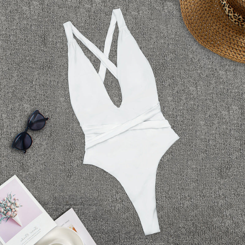 Deep One-piece Swimwear