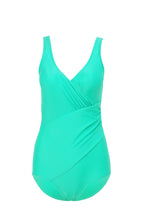 Swimming Pleated One-piece Swimwear