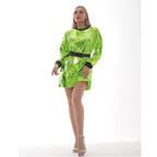Women's Crew-Neck Mini Dress