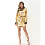 Women's Crew-Neck Mini Dress