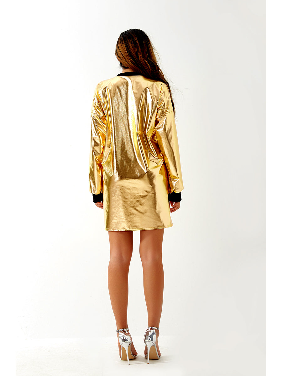 Women's Crew-Neck Mini Dress