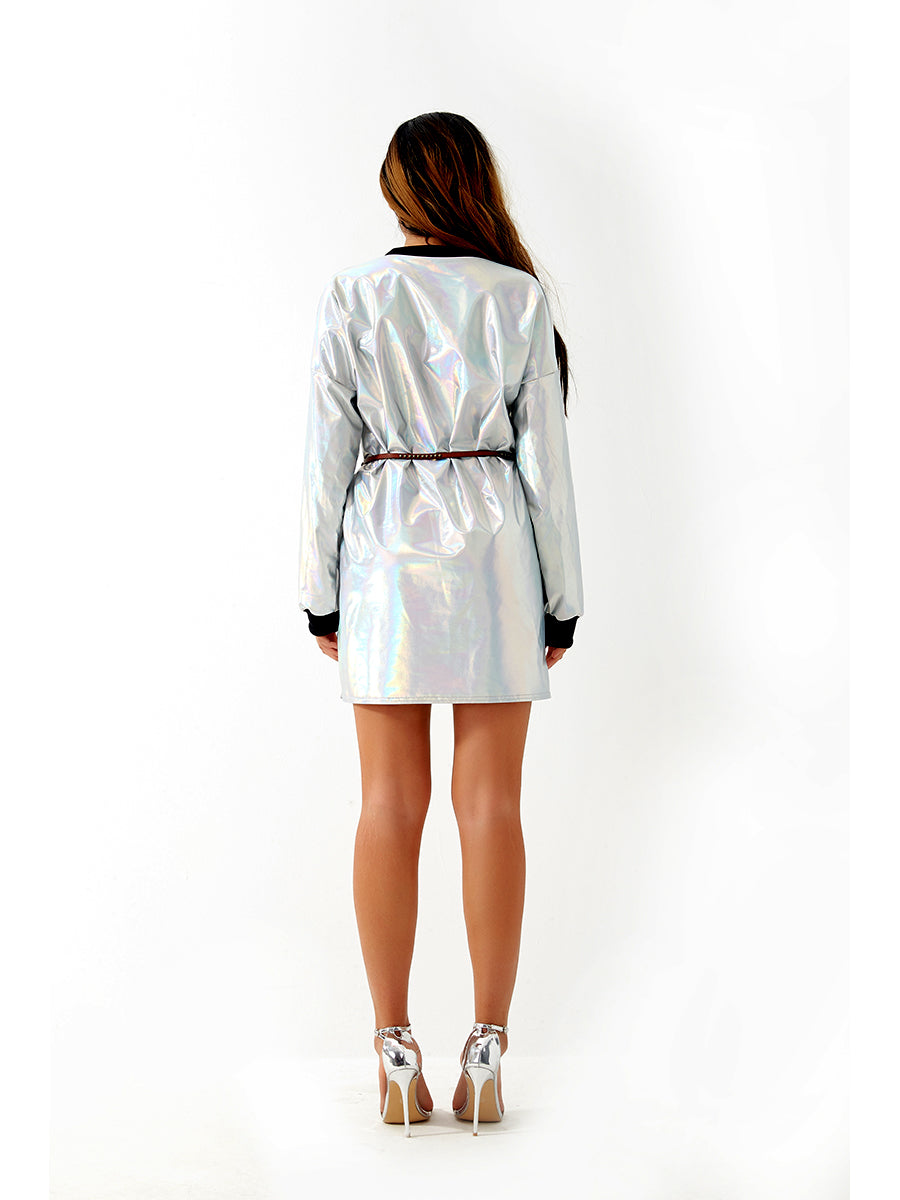 Women's Crew-Neck Mini Dress