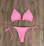 Bikini Solid One-piece Swimwear