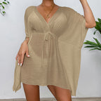 Drop Shoulder Cover Up Swimwear