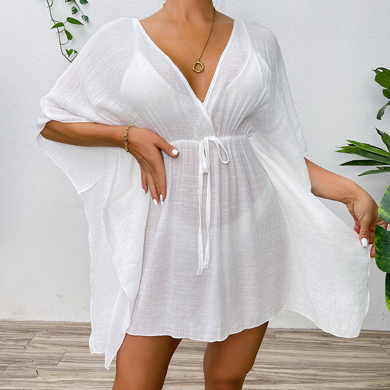 Drop Shoulder Cover Up Swimwear