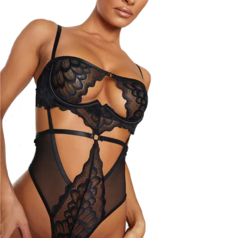 Seduction Lace One-piece Swimwear