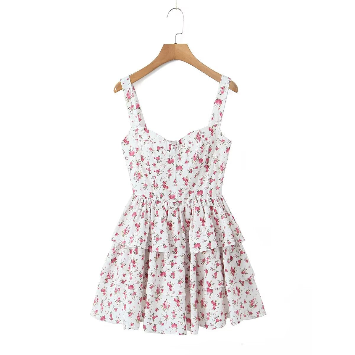 Early Sweet Fresh Slim Fit Slim Fit Printing Slip Dress