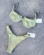 Seperated Retro Bikini Swimwear