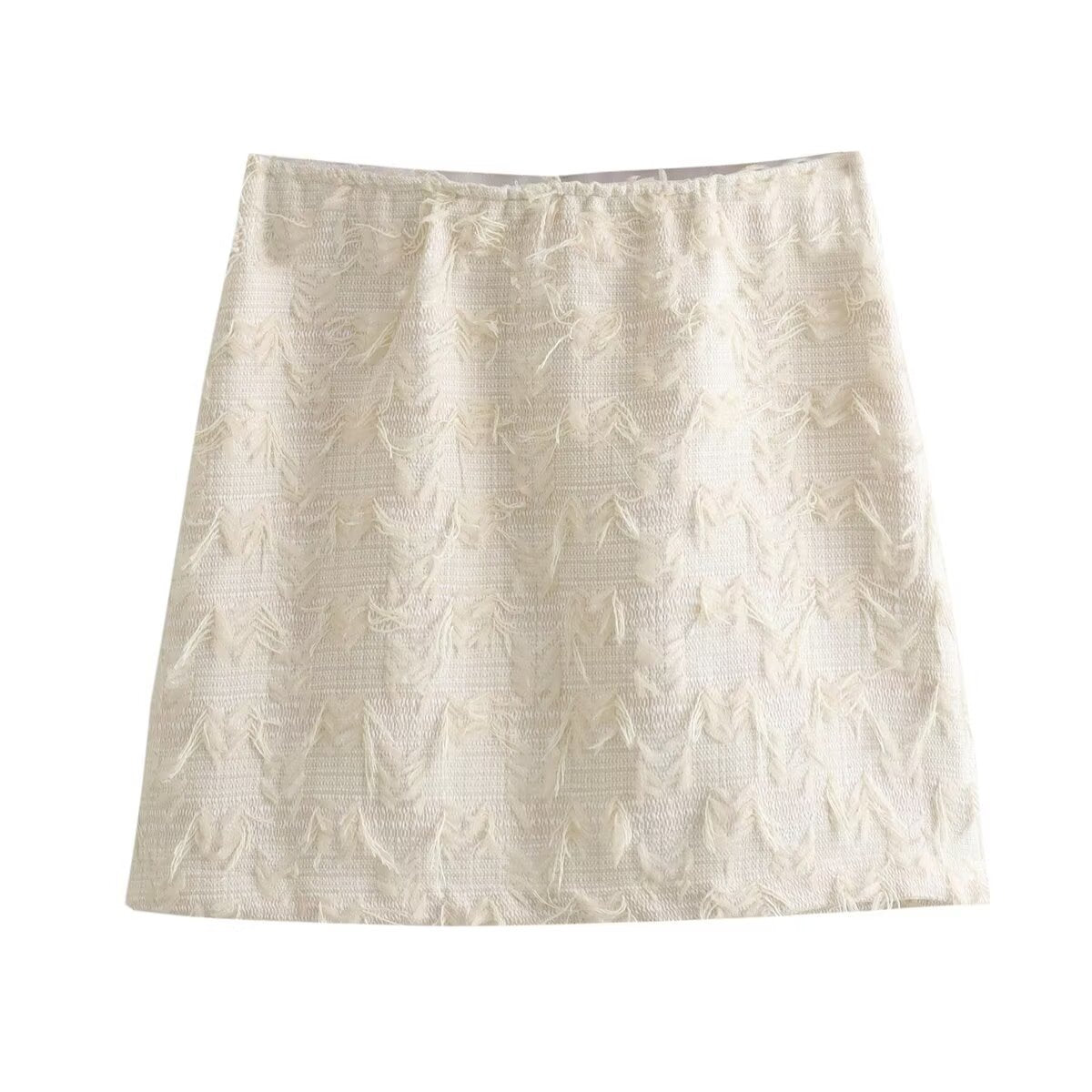 French Casual High Waist Classic Mini Skirt