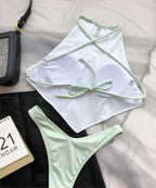 Bellyband Split Bikini Swimwear