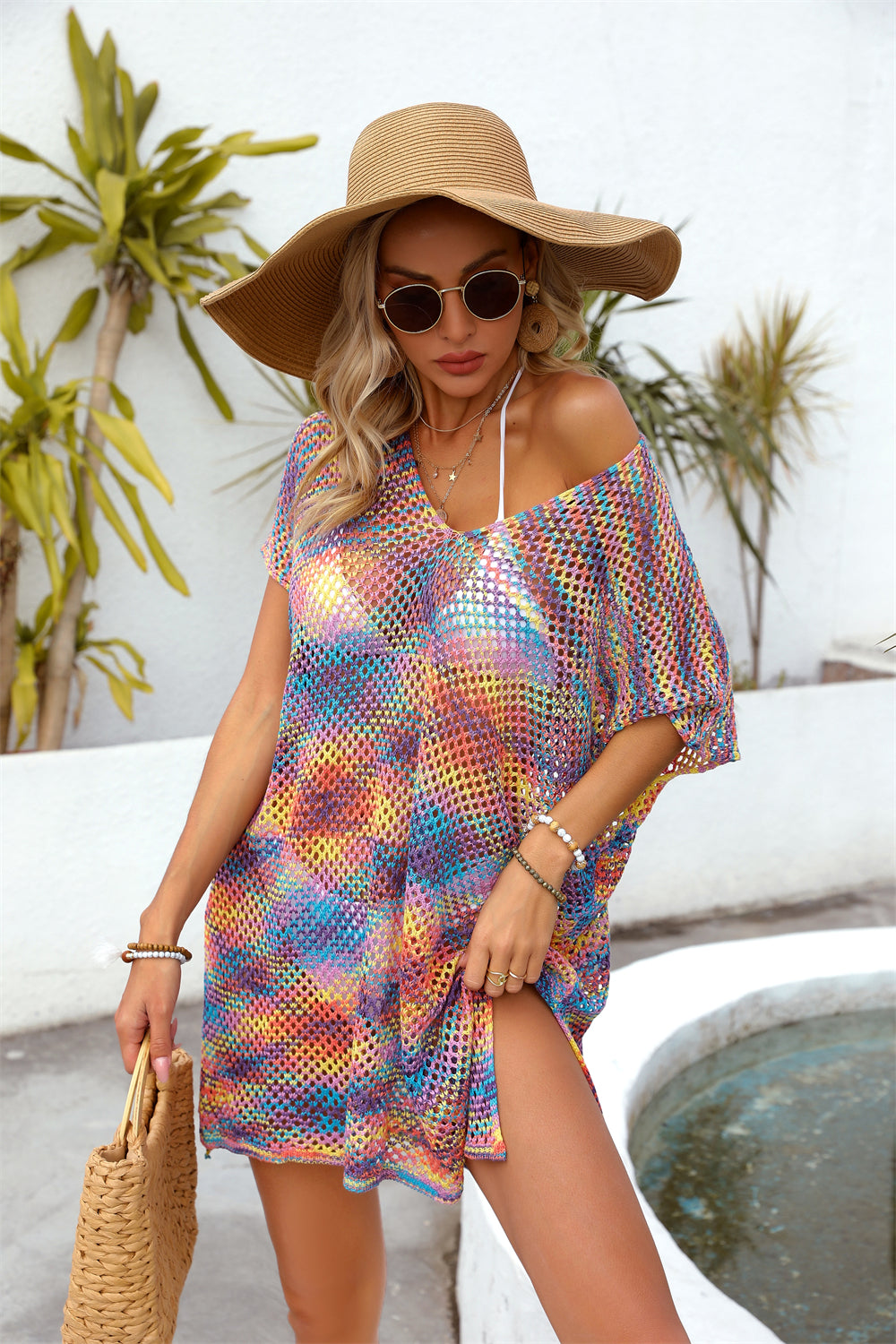 Blouse Rainbow Bikini Swimwear