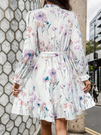 Women's Floral Long-Sleeve Dress