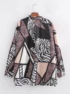 Women's Floral Long-Sleeve Vintage Shirt