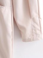 Spring Women Clothing Solid Color V neck Long Sleeve Dress