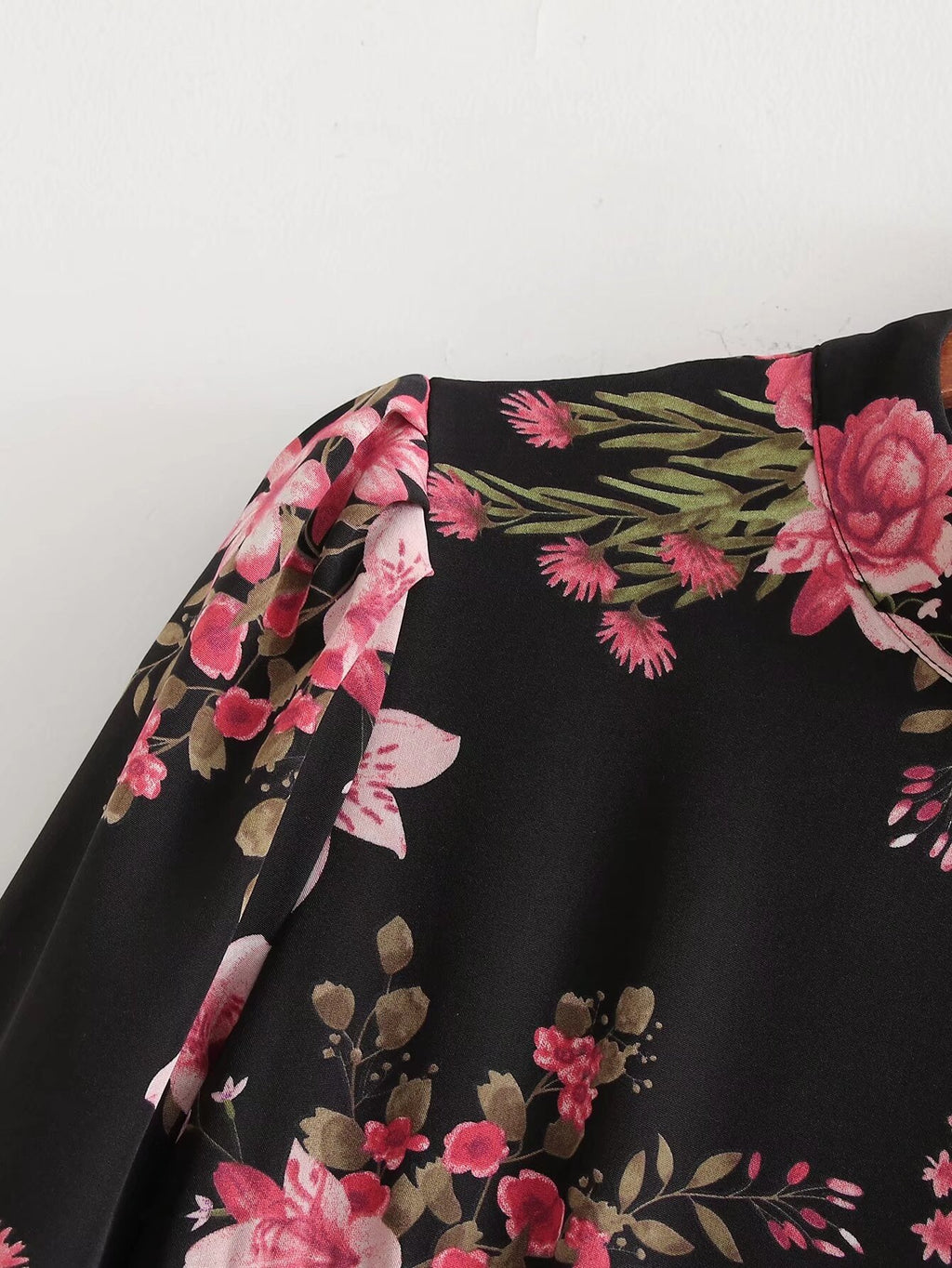 Spring Women Clothing Elegant Slightly Mature Long Printed Slim Dress