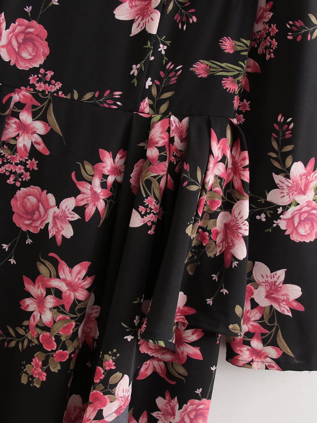 Spring Women Clothing Elegant Slightly Mature Long Printed Slim Dress