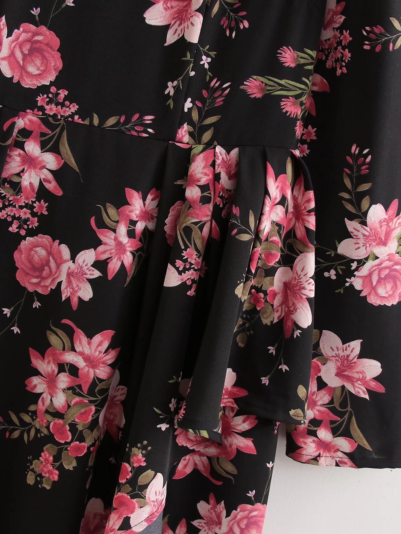 Spring Women Clothing Elegant Slightly Mature Long Printed Slim Dress