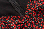 Polka-Dot Wrap Split Dress