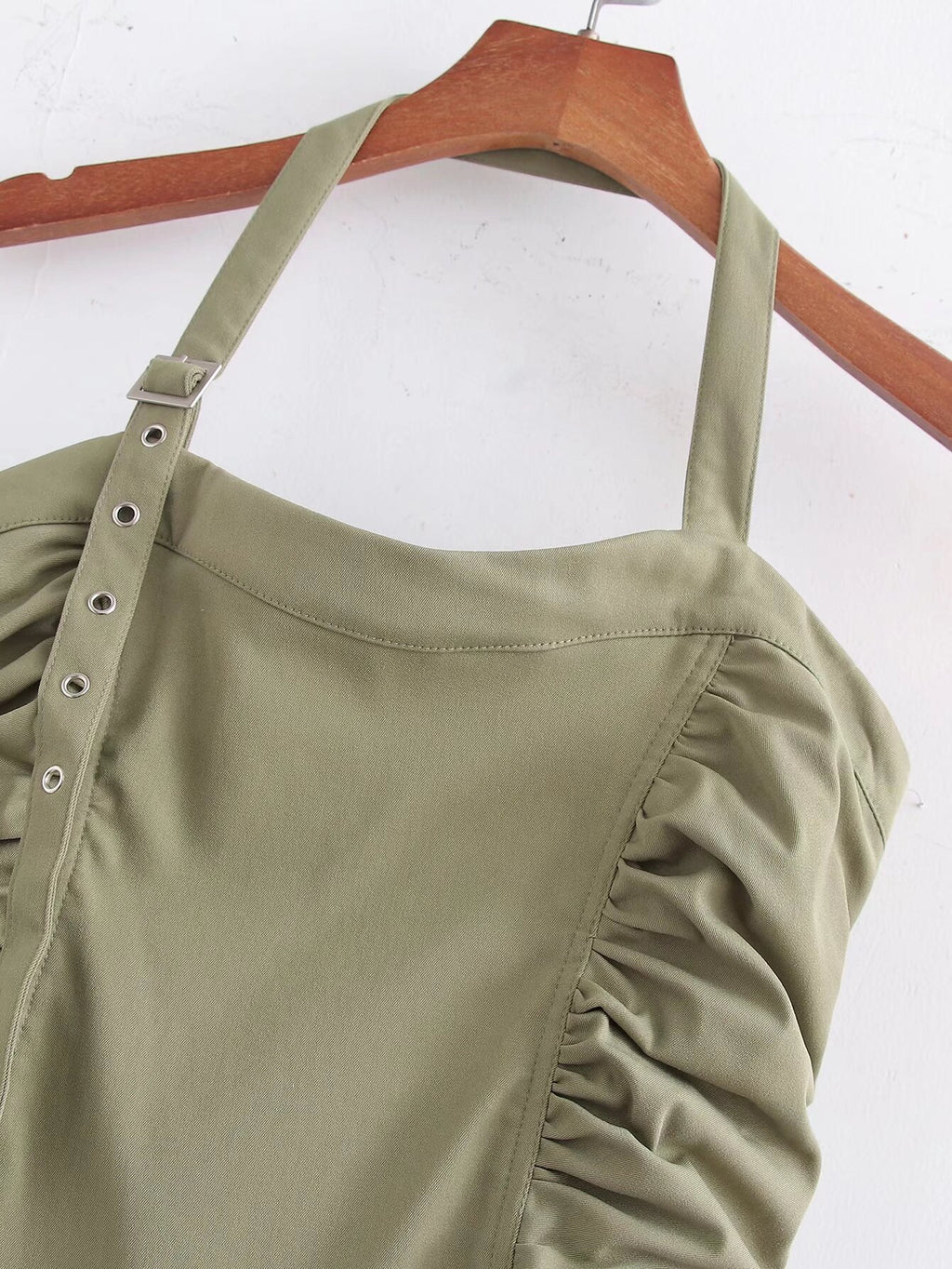 Tooling Pleated Dress