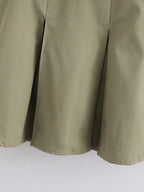Tooling Pleated Dress