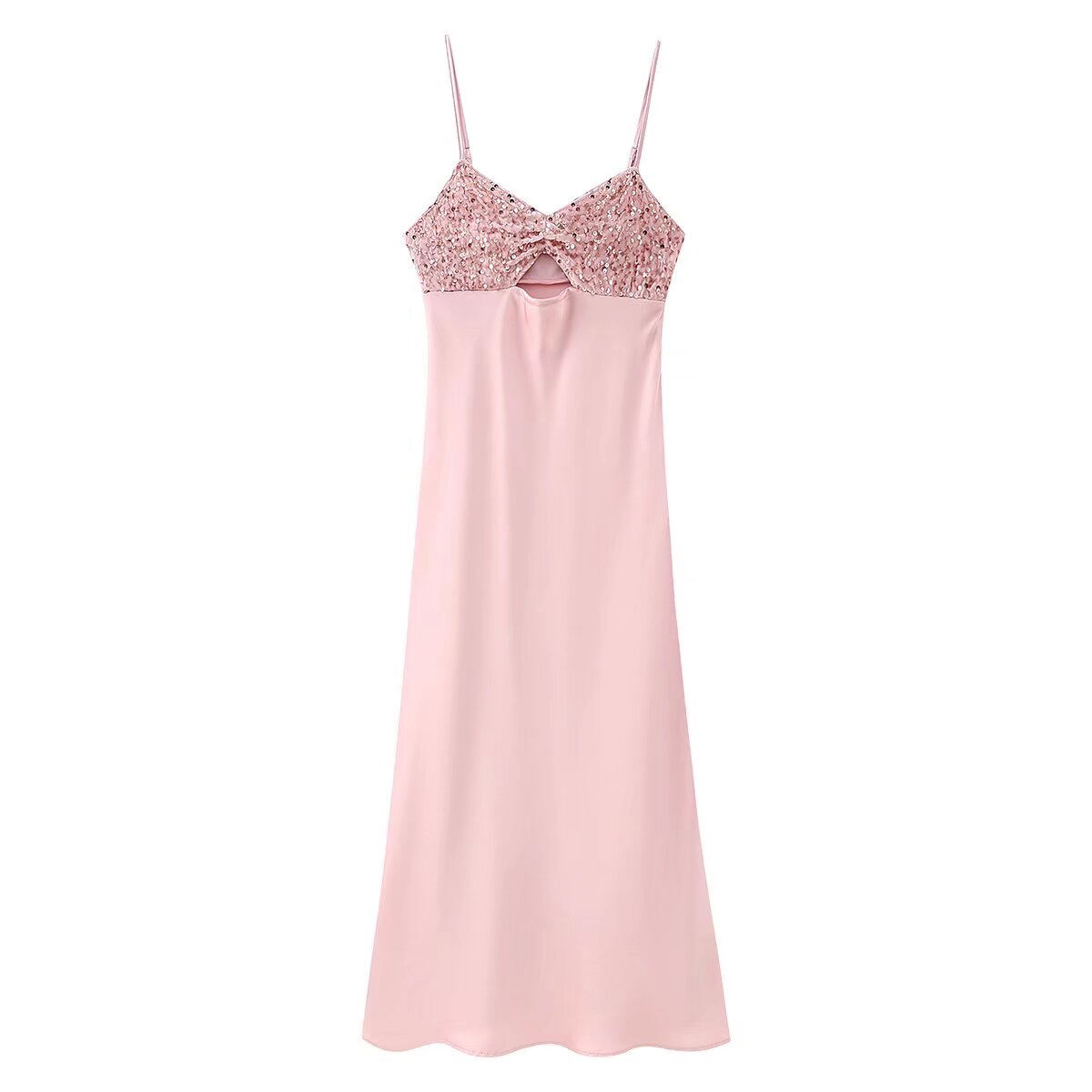 Women's Sequin Strap Mini Dress