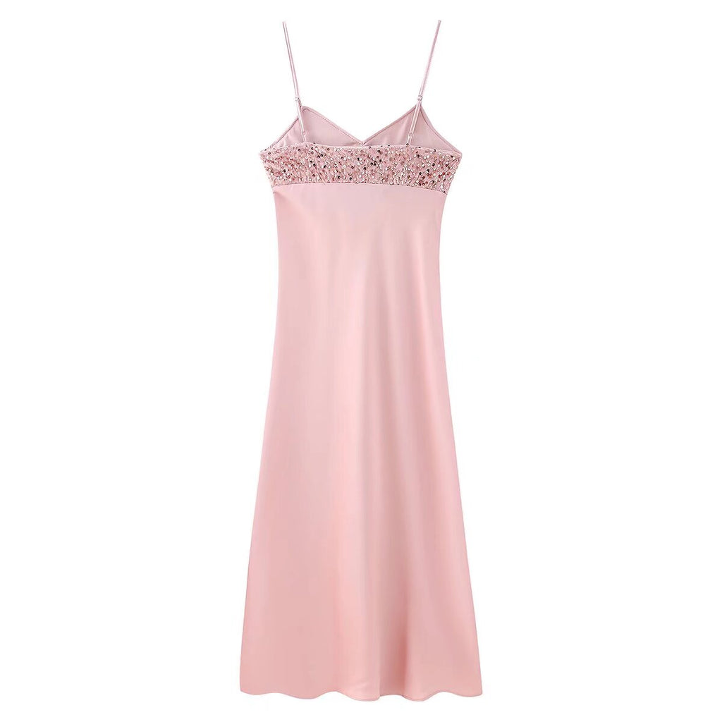Women's Sequin Strap Mini Dress