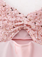 Women's Sequin Strap Mini Dress