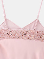 Women's Sequin Strap Mini Dress