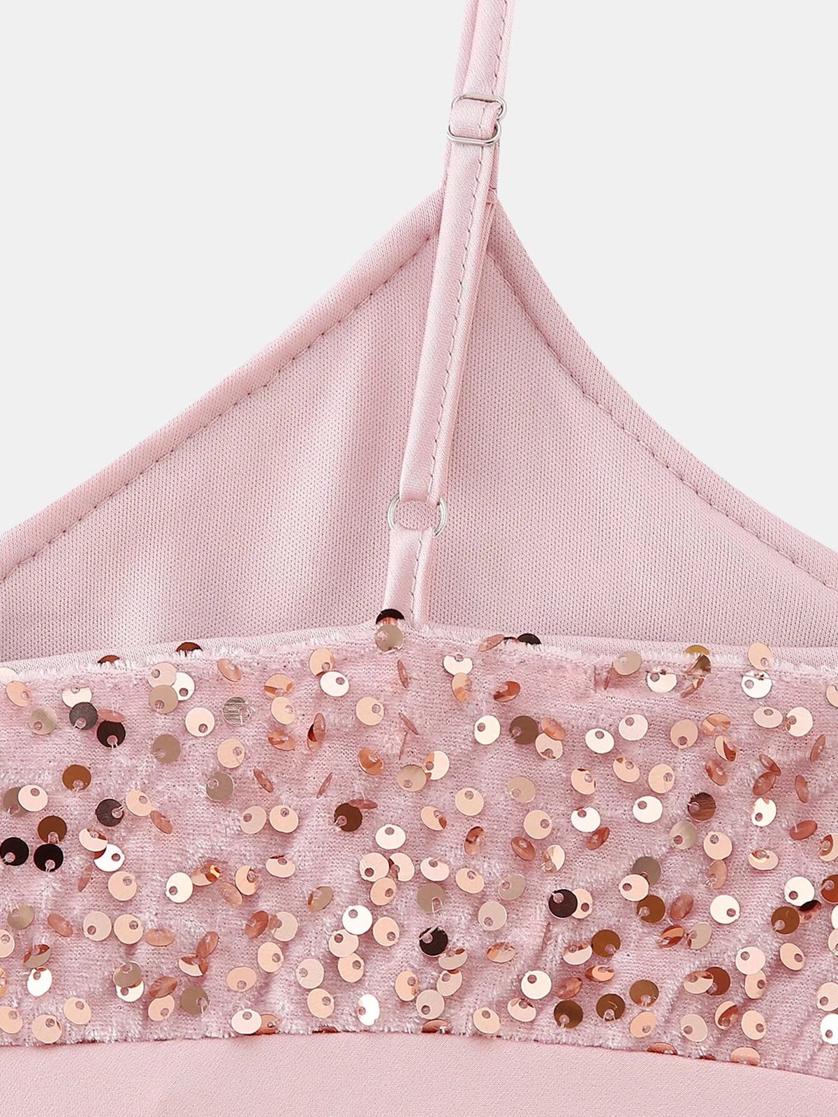 Women's Sequin Strap Mini Dress