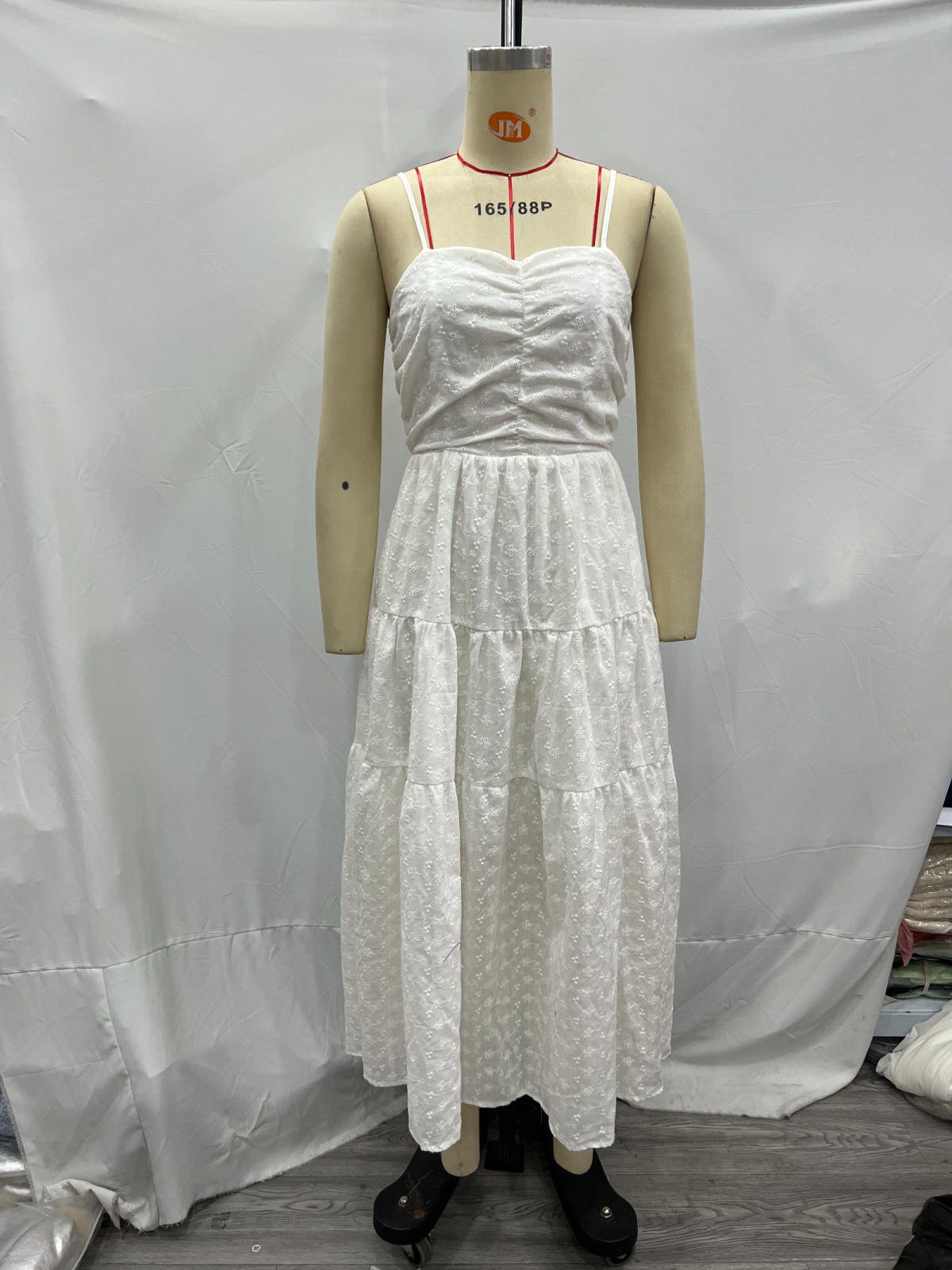Women's Lace-Trim Midi Dress
