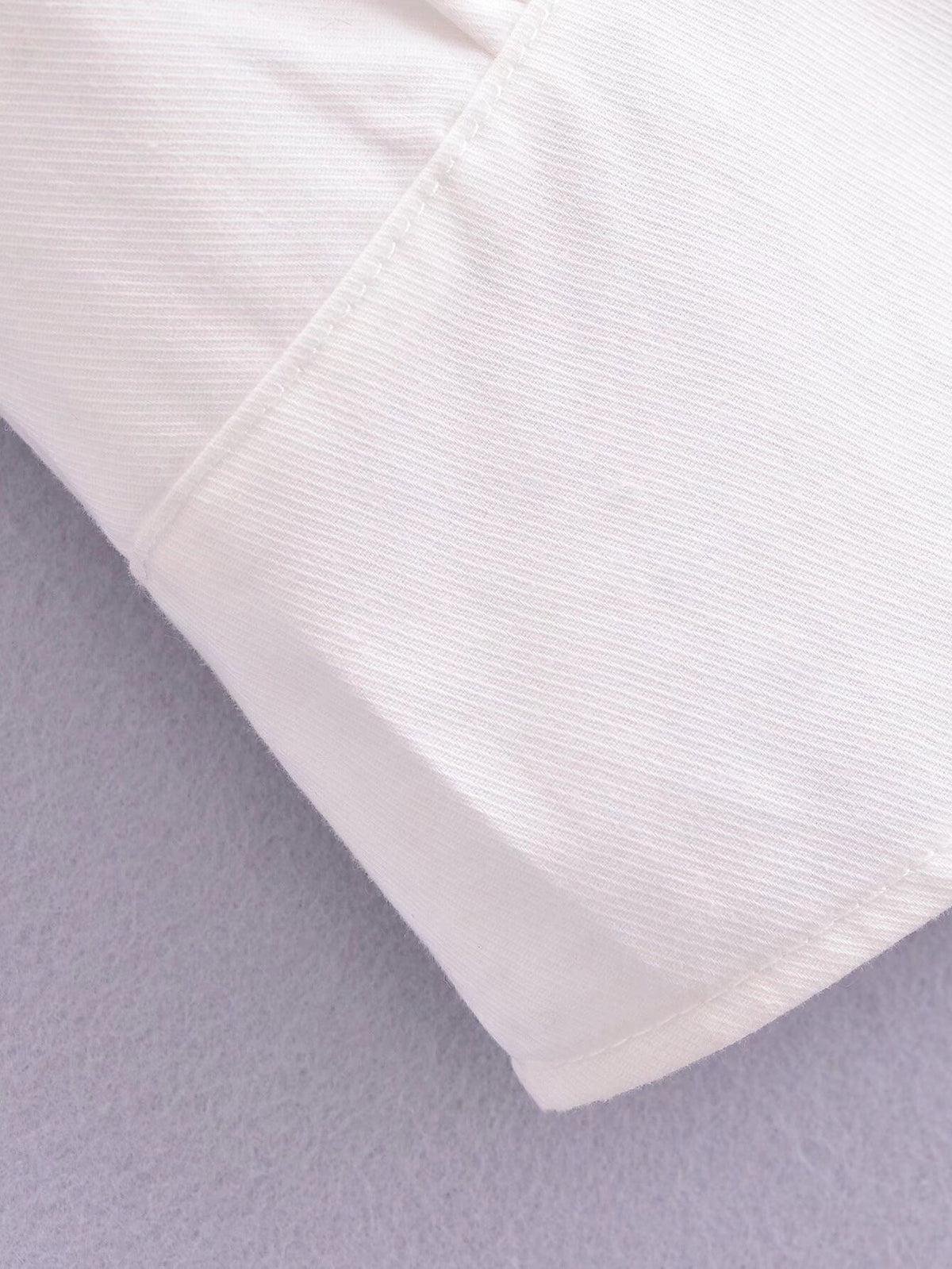Women's Cotton Back Elastic Off Shoulder Long Sleeve Shirt