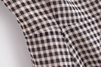 Retro Plaid Spaghetti-Strap Dress