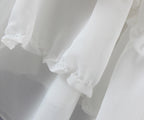Women's Asymmetric Lace Ruffled Tiered Dress