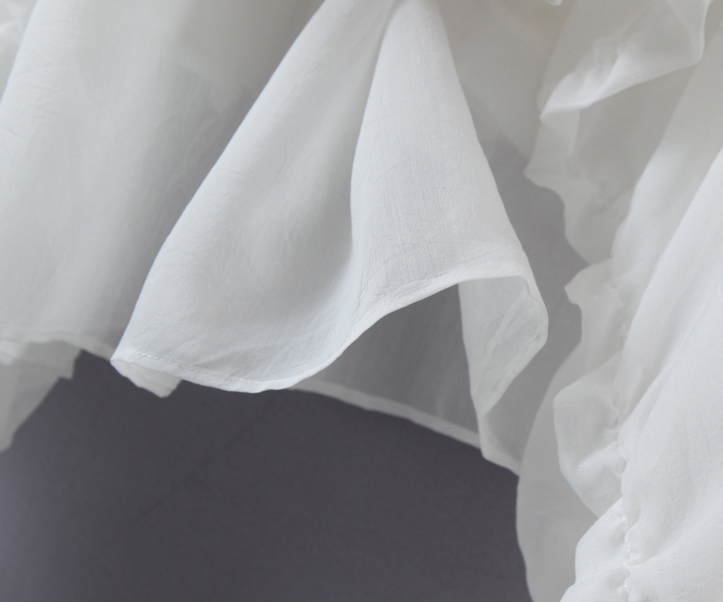 Women's Asymmetric Lace Ruffled Tiered Dress