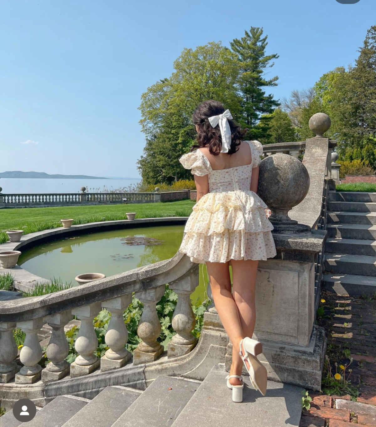 Floral Off-Shoulder Puff-Sleeve Mini Dress