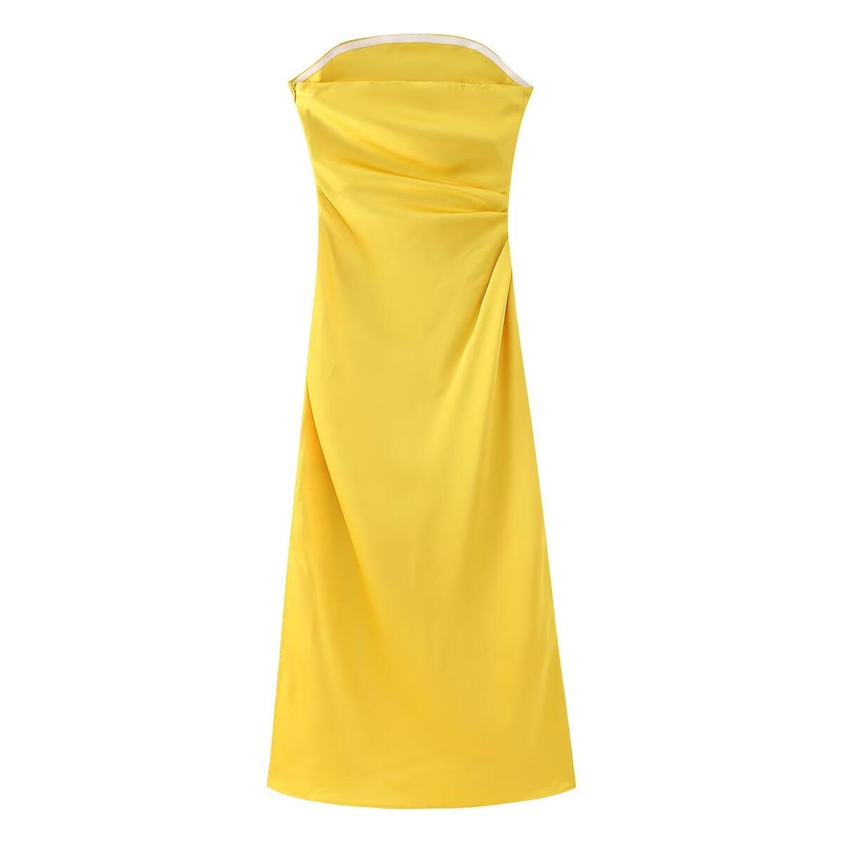 Women's Winter Backless Strapless Dress