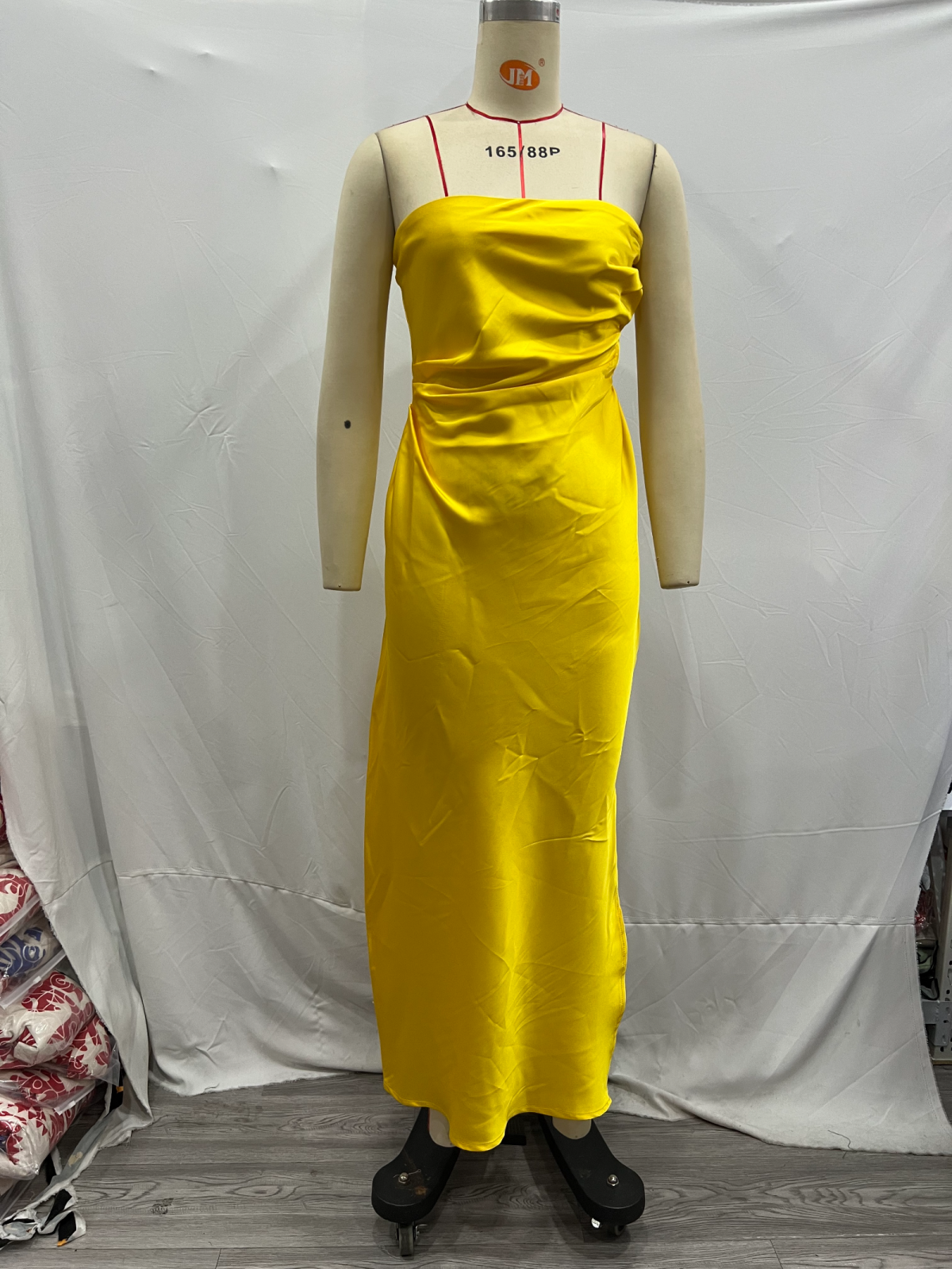 Women's Winter Backless Strapless Dress
