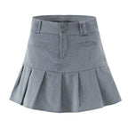 Corduroy For Summer Anti Exposure High Waist Sheath A Skirt