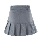 Corduroy For Summer Anti Exposure High Waist Sheath A Skirt