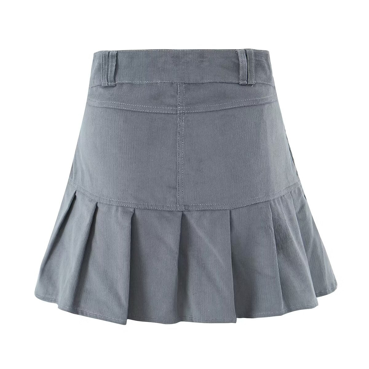 Corduroy For Summer Anti Exposure High Waist Sheath A Skirt